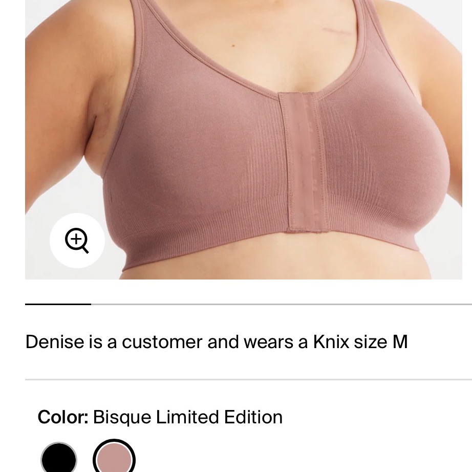 Knix Bisque Seamless Wireless Bralette